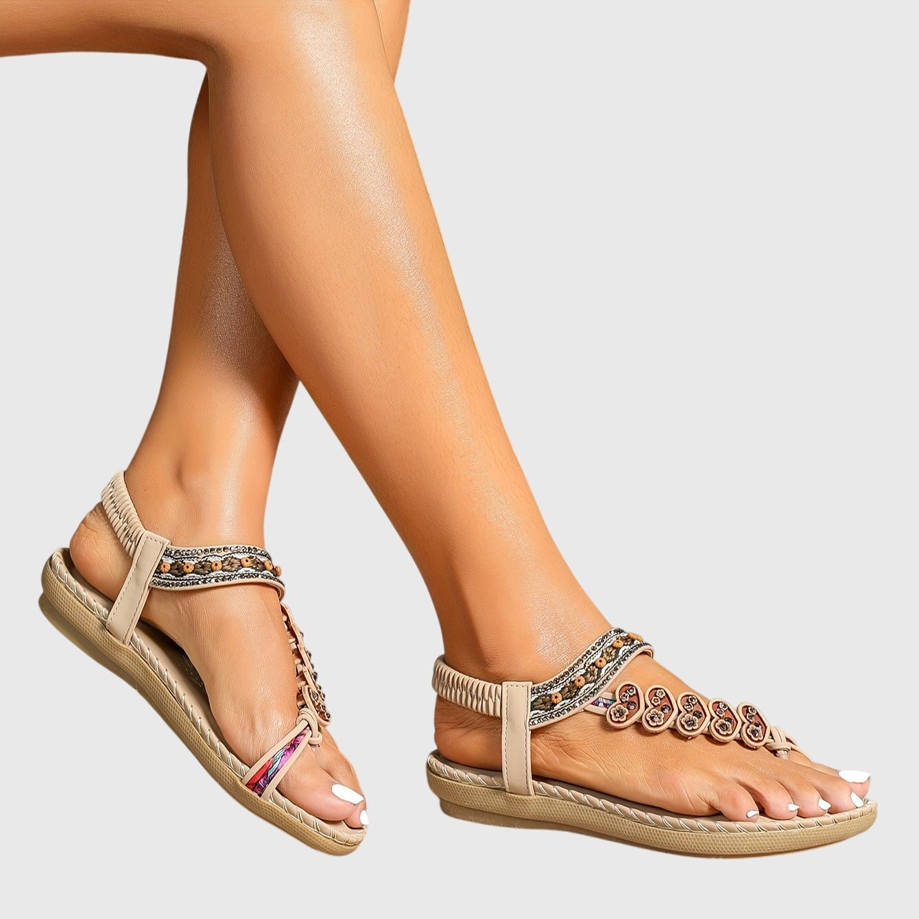 Gertrud – Sandaler med elegant hæl og god balance