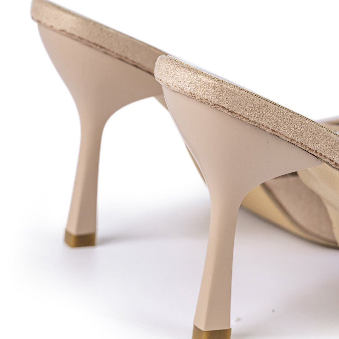 Mette – Strass-højhæle med glamourøst festdesign