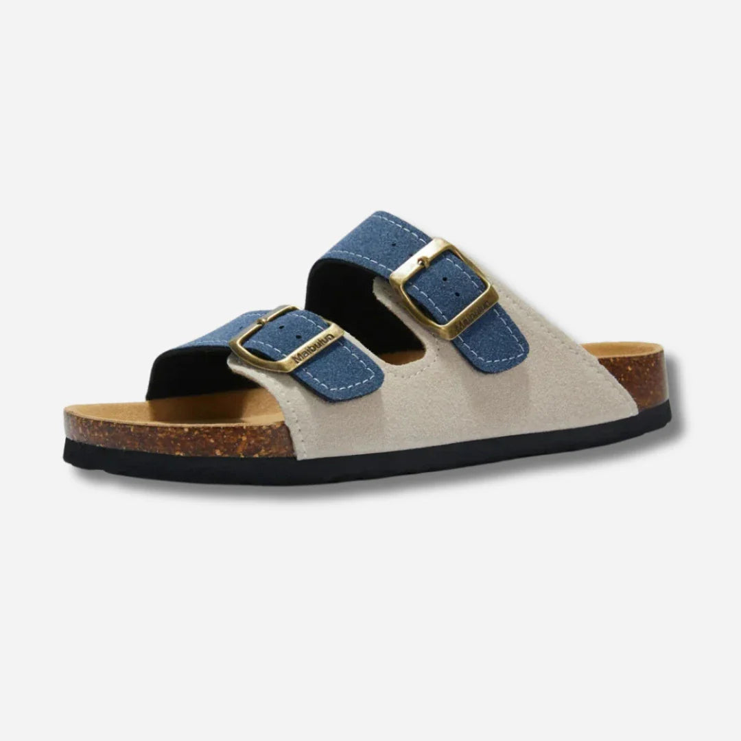 Lette flip-flop sandaler i sommerfarvede nuancer