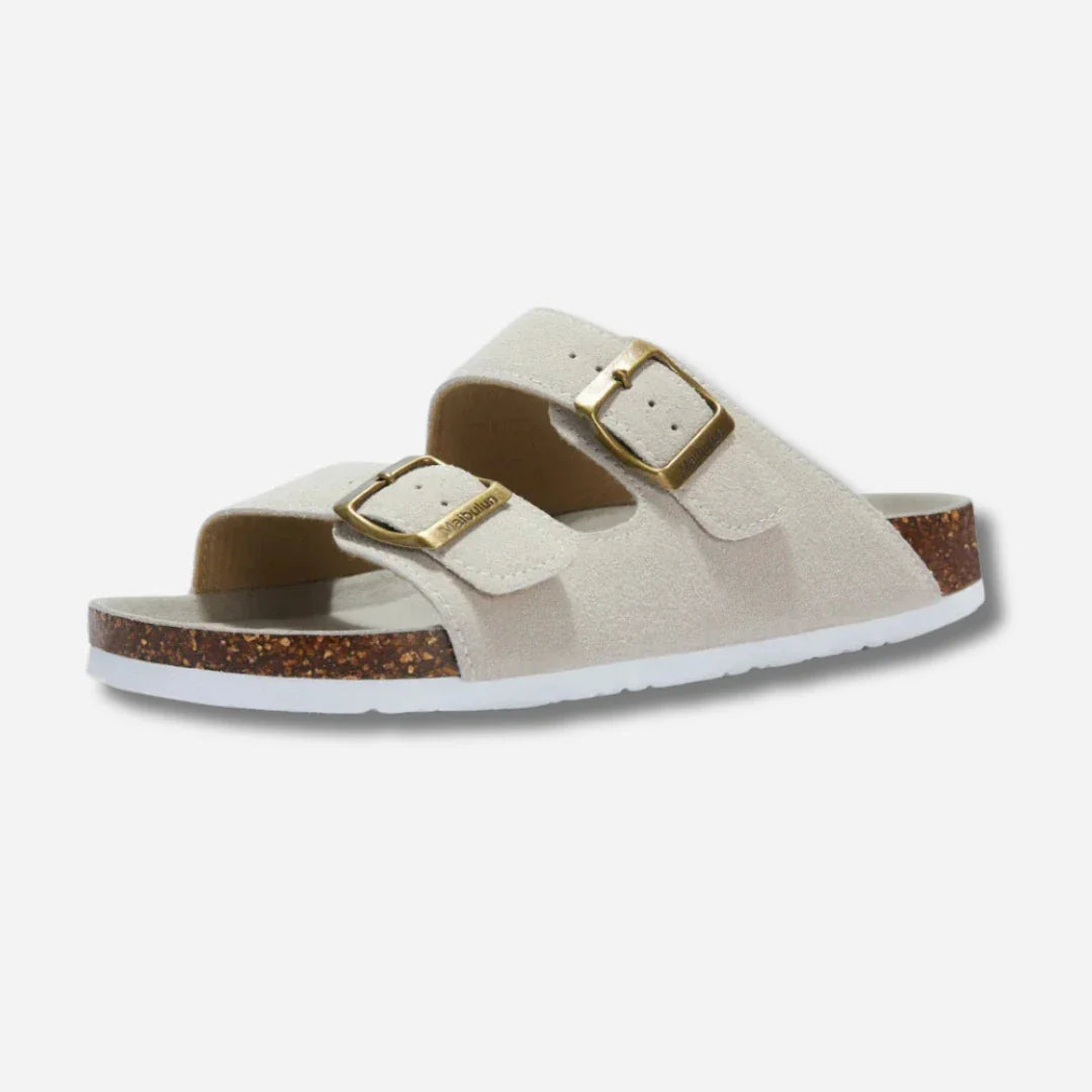 Lette flip-flop sandaler i sommerfarvede nuancer