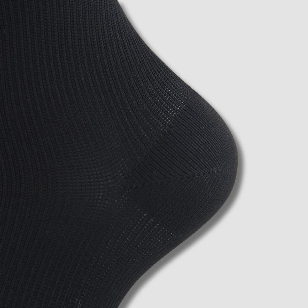 Knæhøj støttestrumpe med kobberfiber og graderet tryk – 1 par