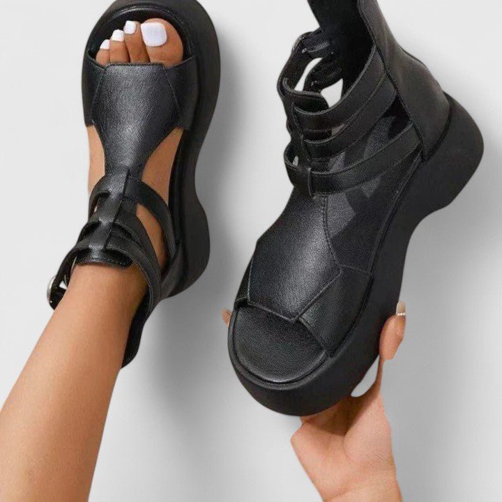 Mona – Sandaler med sporty rem og god støtte