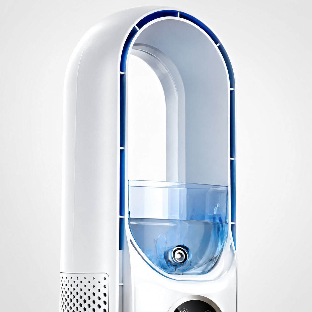 Transportabel bladløs aircondition med støjsvag køleventilator