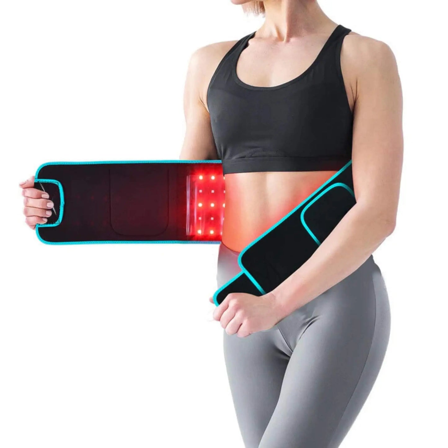 Rødlysterapi Bælte med 660nm og 850nm LED – Fleksibel Lysterapi Wrap til Krop og Afslapning