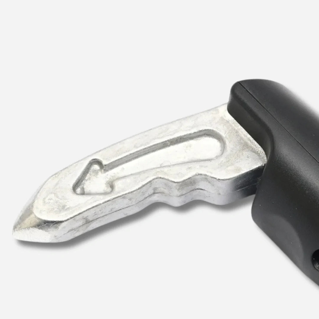 Ergonomisk bilhåndtag med nødhjælpsfunktion