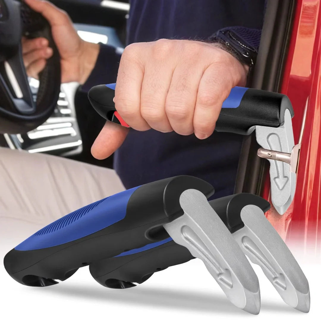 Ergonomisk bilhåndtag med nødhjælpsfunktion