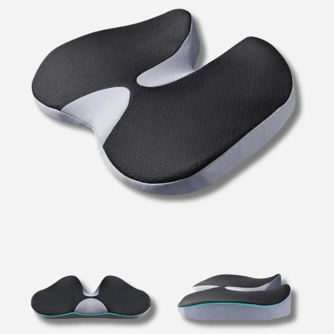 Ergonomisk hukommelsesskum siddepude til halebenet