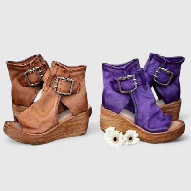 Nadia – Sandaler med trekantet rem og moderne design