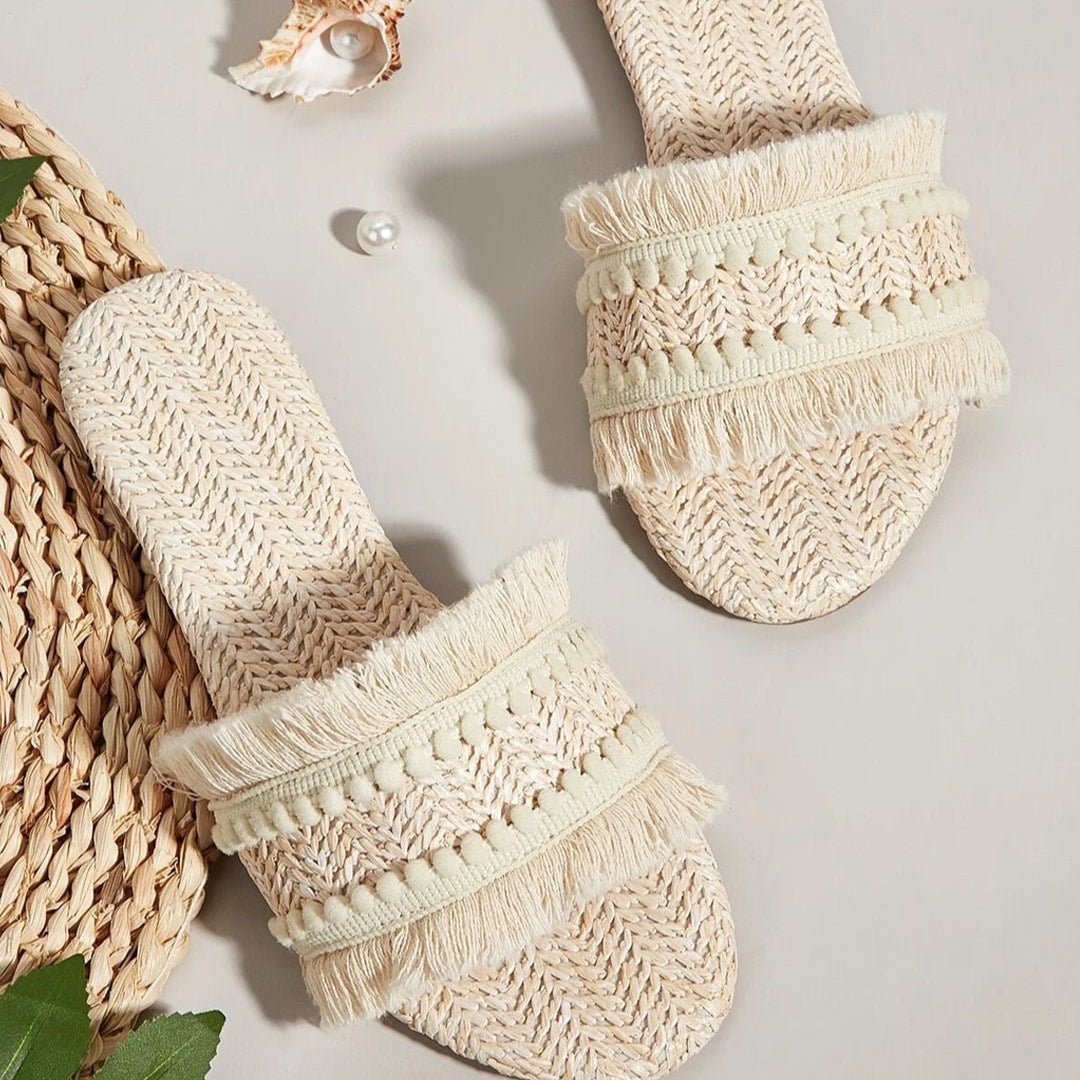 Rikke – Pompom-sko med festlig og farverig stil
