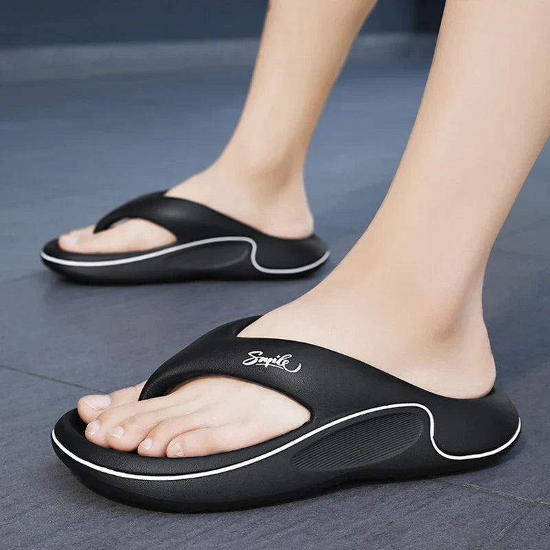 Afslappede sneakers til mænd i grå med hvid sål