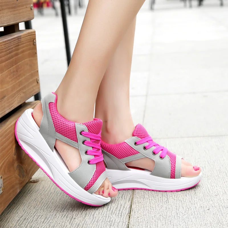 Moderne platform sneakers til kvinder med chunky look