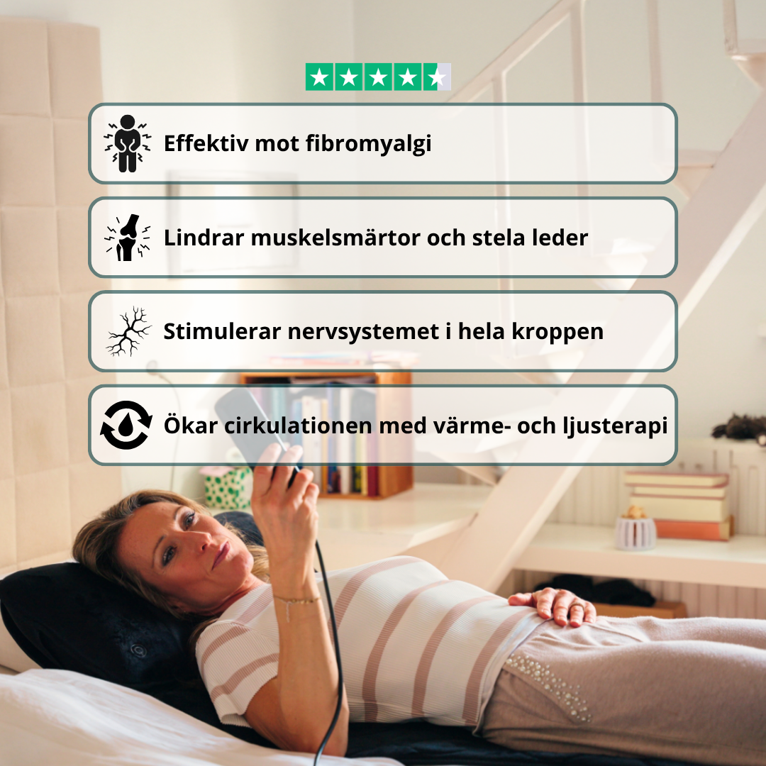 InstockSneakerStore Shiatsu Massagemåtte med Varme og Vibration