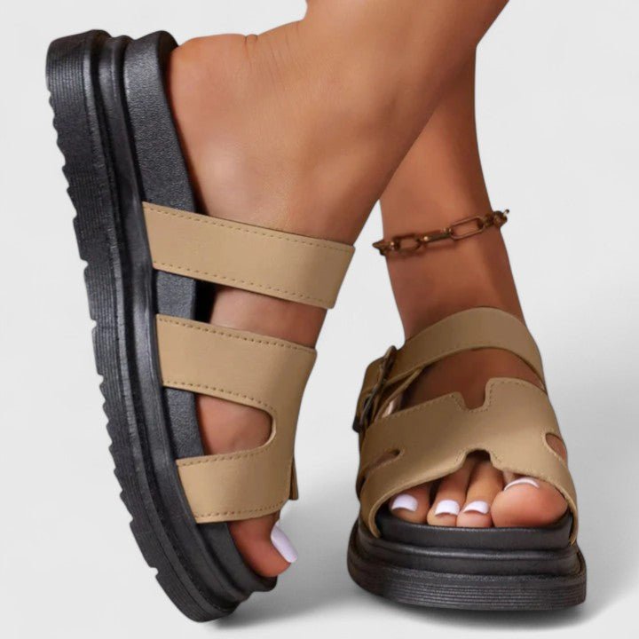 Lisa – Sandaler med romantisk blomsterprint