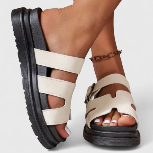 Lisa – Sandaler med romantisk blomsterprint