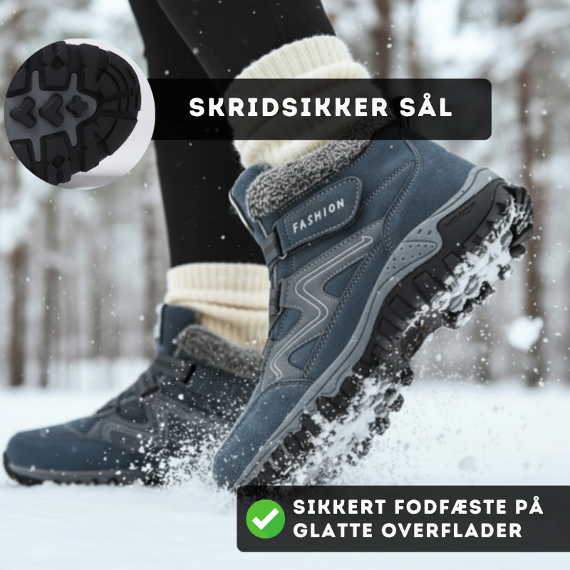 Varmsko – Skridsikre vintersko med varm foring