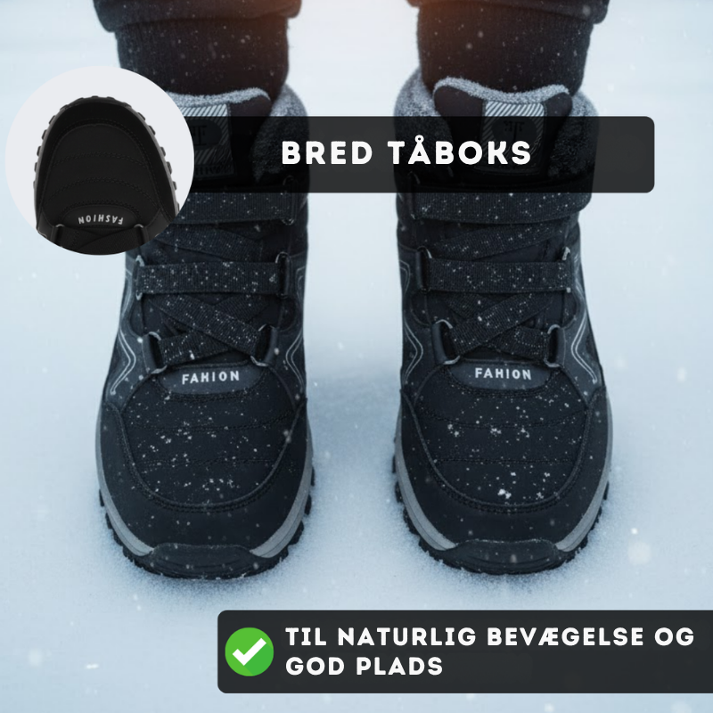 Varmsko – Skridsikre vintersko med varm foring