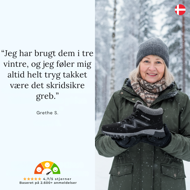 Varmsko – Skridsikre vintersko med varm foring