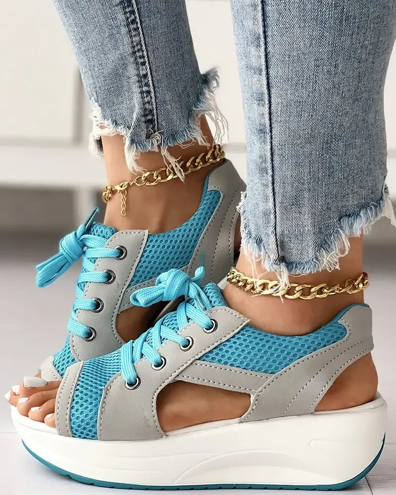 Moderne platform sneakers til kvinder med chunky look
