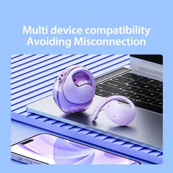 Trådløse Earbuds – Lang Batteritid & Hurtig Opladning