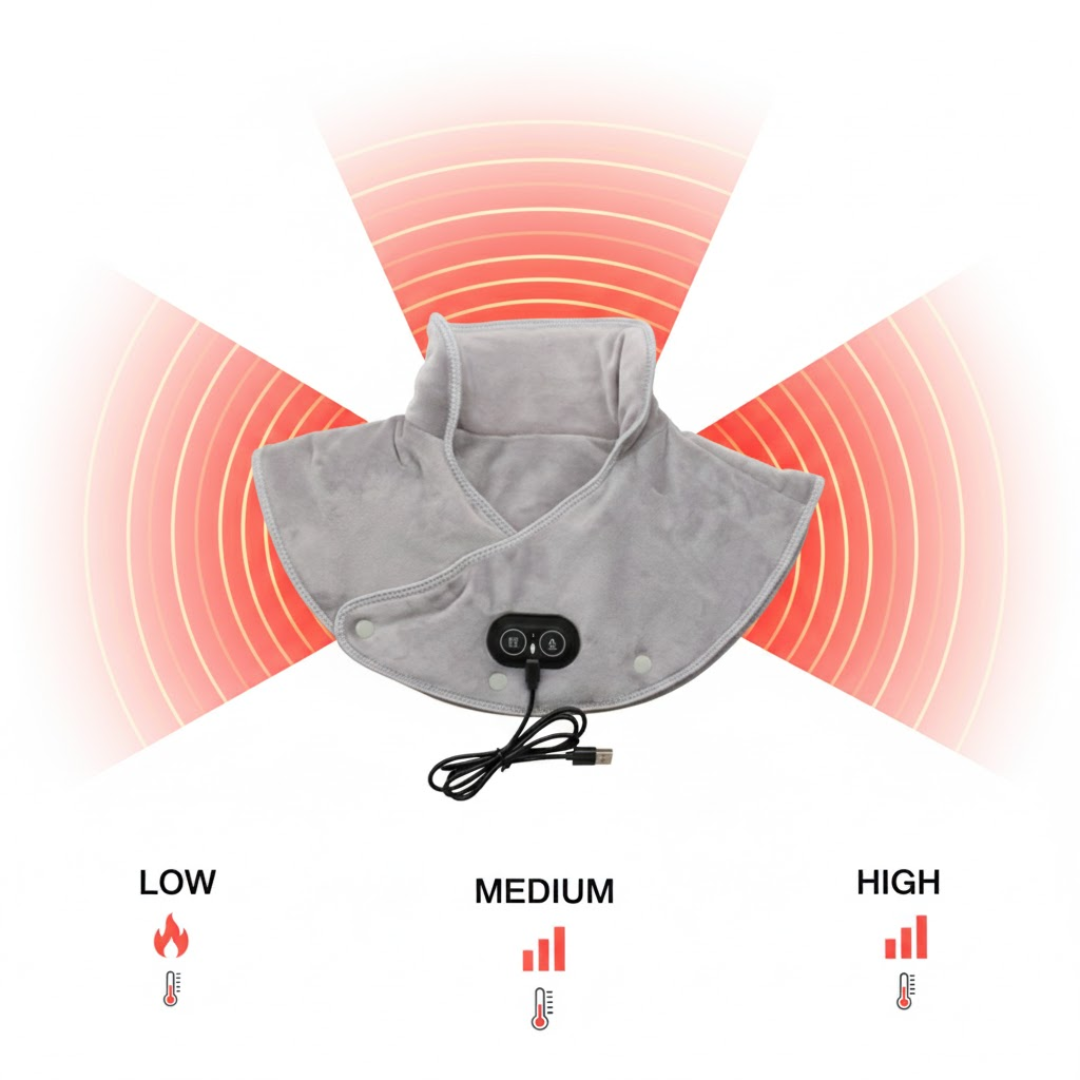 Varmeomslag til Nakke & Skuldre – Hurtig Smertelindring