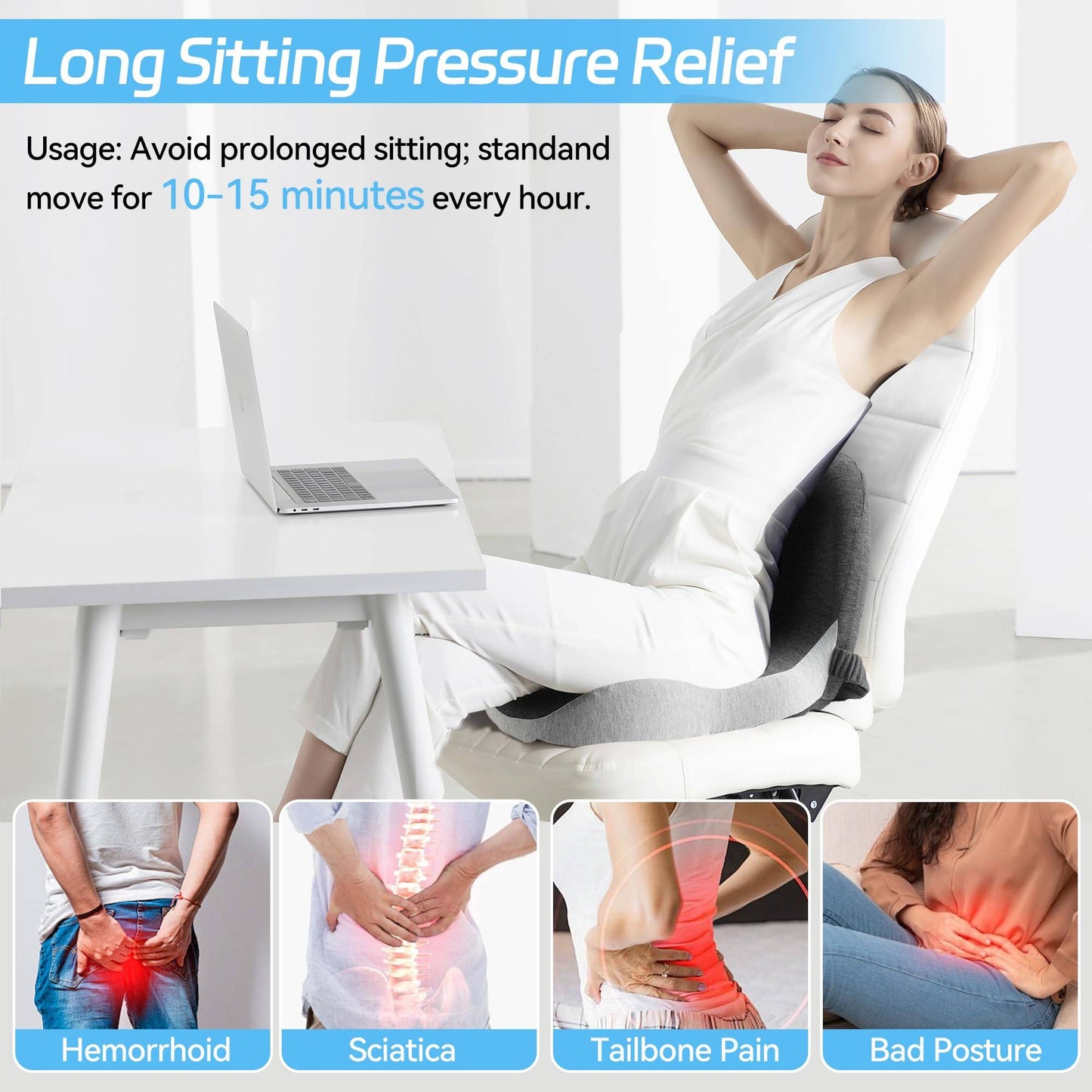 Ergonomisk Kørekomfort Pude