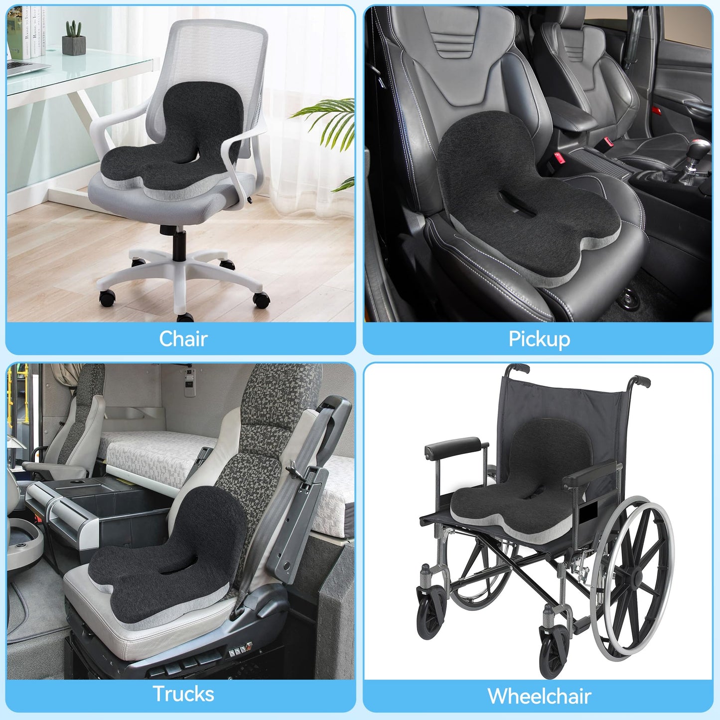 Ergonomisk Kørekomfort Pude