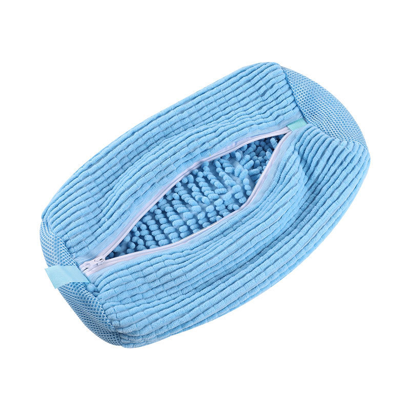 Skånsom vaskepose til sko og sneakers til vaskemaskine