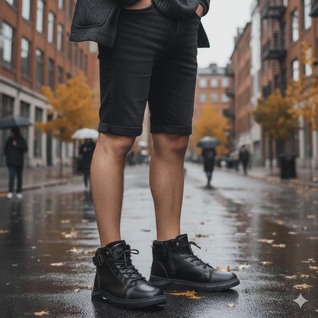 Holdbar og blød afslappet herresko til hverdagen