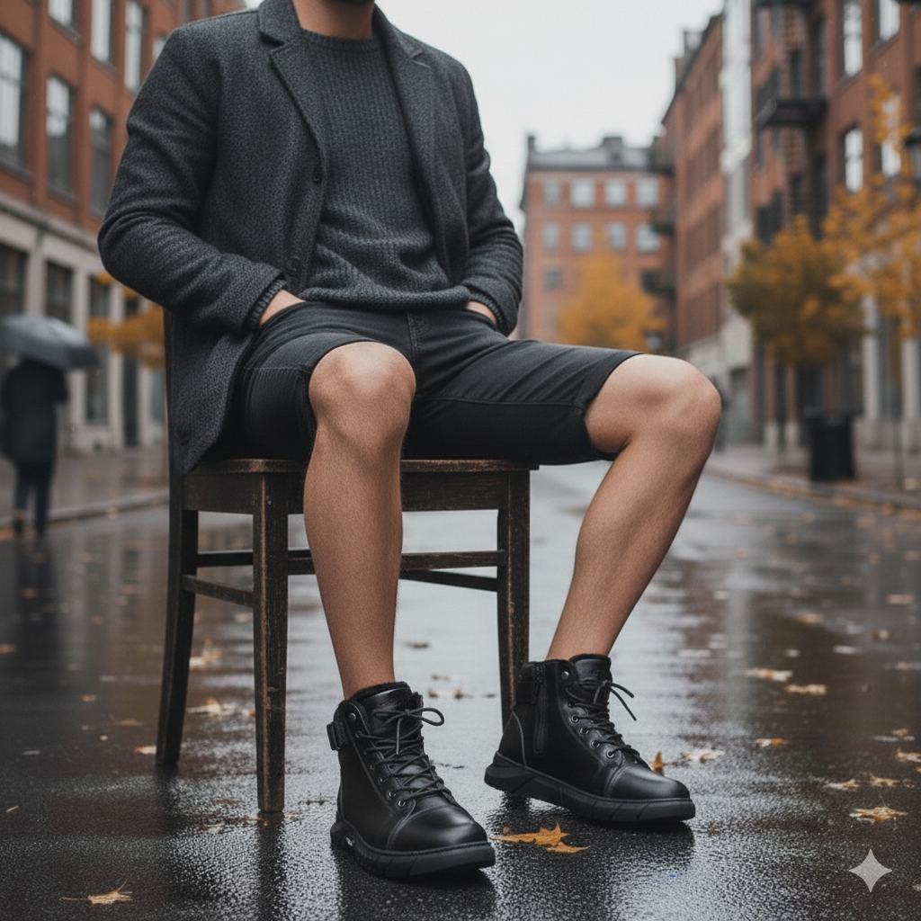 Holdbar og blød afslappet herresko til hverdagen