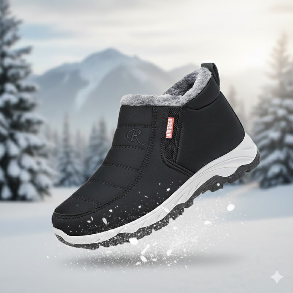 Fleece-forede vinterstøvler til mænd og kvinder – let slip-on